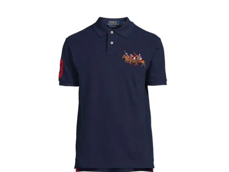 Polo Ralph Lauren Men s Newport Navy Slim Fit Polo T-shirt For Cheap