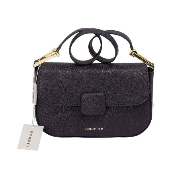 Cerruti Women s Leather Black Shoulder Bag Online Sale