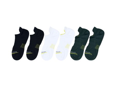 Cole Haan Men s Base Layer Lowcute Socks Green Set of 3 Discount