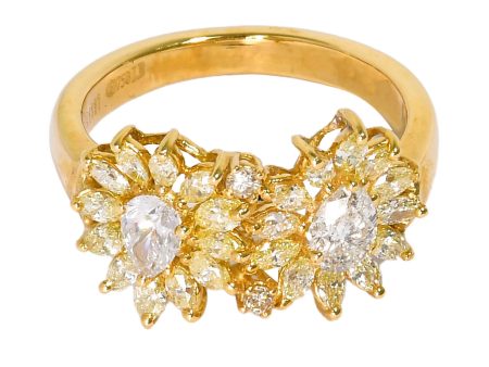 Ouzounian Jewelry Floral Diamond Ring Online