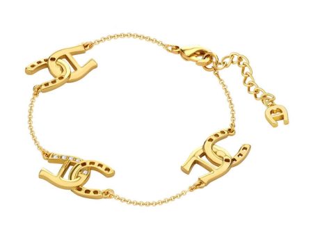 Aigner Nicole Ladies Gold Tone Bracelet For Cheap