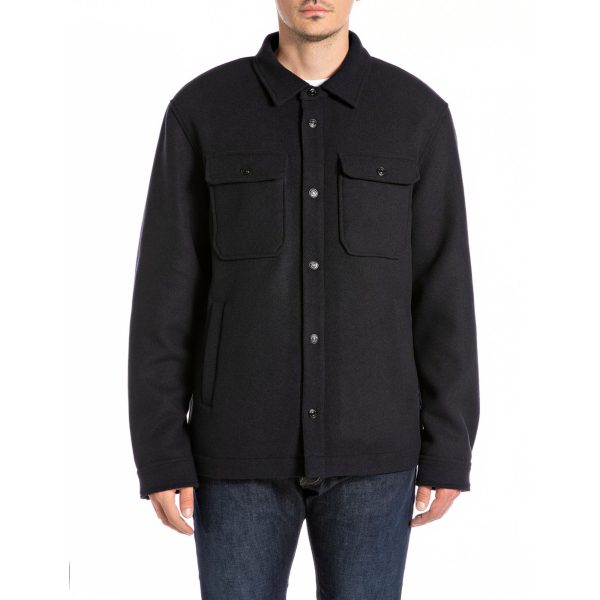 Replay Men s Light Woolen Melton Jacket Sale