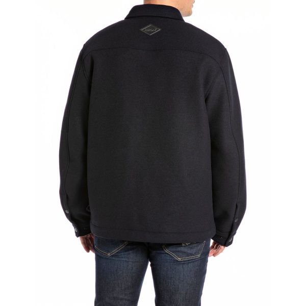 Replay Men s Light Woolen Melton Jacket Sale