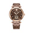 Aigner Vigevano Gents Brown Pattner Dial Brown With Rose Gold Stainless Steel watch Online