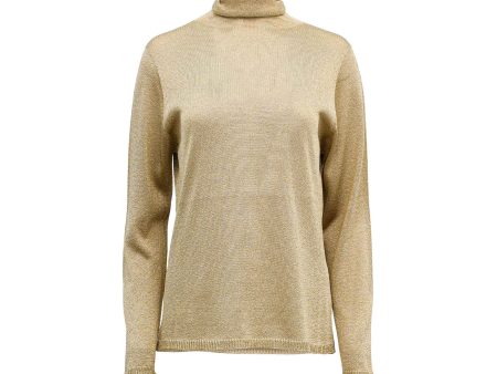 Luisa Spagnoli Ladies Zucchero Lurex turtleneck pullover Sale