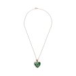 Ouzounian Jewelry Double Heart Pendant Necklace with Diamonds For Discount