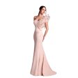 Gaby Charbachy Women s Pink Long Elegant Dress For Discount