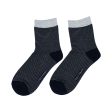 Cole Haan Men s Stripe Short Crew Navy Socks Discount