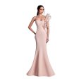 Gaby Charbachy Women s Pink Long Elegant Dress For Discount