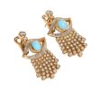 Ouzounian Jewelry Evil Eye Diamond Drop Earrings Cheap