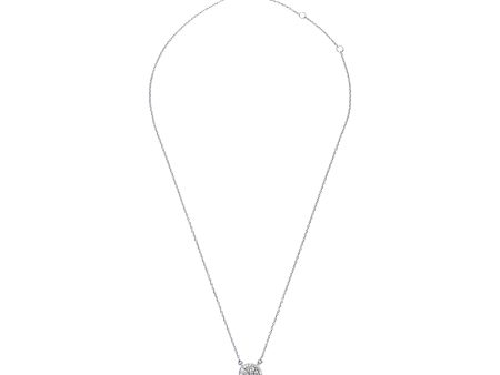 Ouzounian Jewelry Diamond Circle Pendant Necklace on Sale