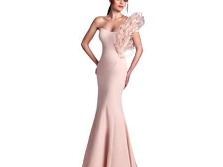 Gaby Charbachy Women s Pink Long Elegant Dress For Discount