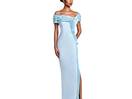 Gaby Charbachy Women s Light Blue Long Dress Sale