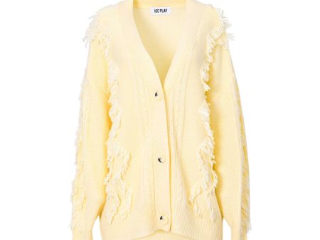 Ice Play Women s Milky White Cardigan Cheap