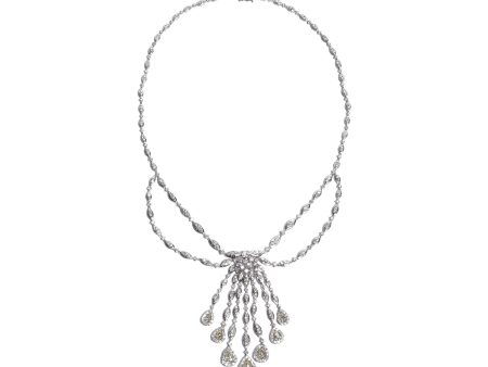 Ouzounian Jewelry Diamond Cascade Necklace Discount