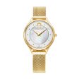 Aigner Velletri Ladies MOP Dial Stailnless Steel Gold Tone Watch Discount