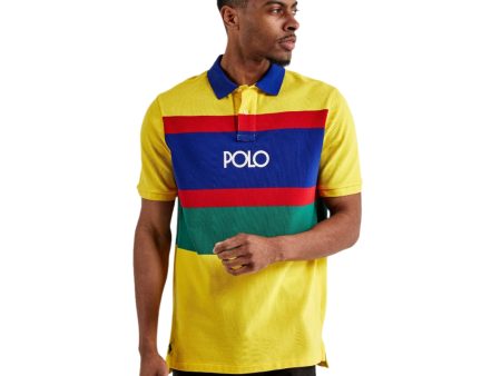 Polo Ralph Lauren Men s Lemon Crush Multicolor Polo T-shirt Hot on Sale