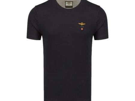 Aeronautica Militare Men s Basic Short Sleeve Cotton T-shirt Supply