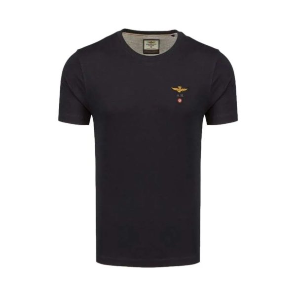 Aeronautica Militare Men s Basic Short Sleeve Cotton T-shirt Supply