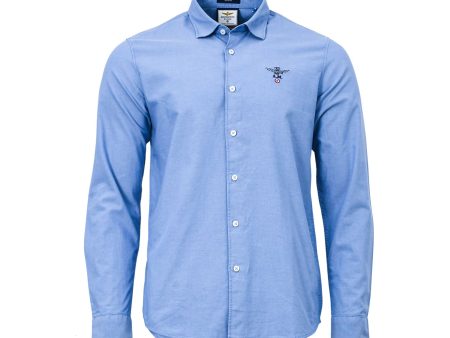 Aeronautica Militare Men s  Frecce Tricolori  Embroidered Logo Shirt on Sale