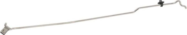 Kentrol 07-18 Jeep Wrangler JK Hood Prop Rod - Polished Silver For Cheap