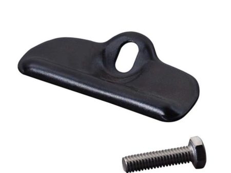 Kentrol 76-86 Jeep CJ Battery Tray Clamp - Powdercoat Black For Discount