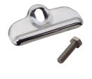 Kentrol 76-86 Jeep CJ Battery Tray Clamp - Polished Silver Online