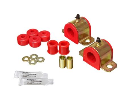 Energy Suspension 91-97 Toyota Land Cruiser FJ80 Rear Sway Bar Bushing Set 25mm - Red For Discount