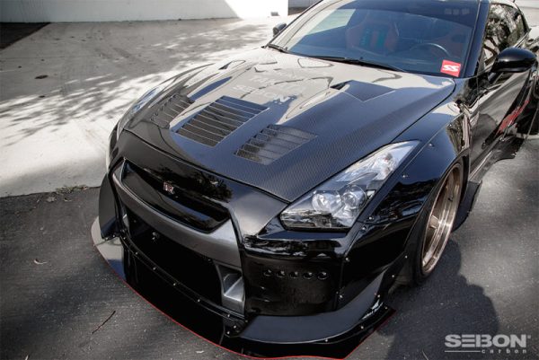 Seibon 09-12 Nissan GTR R35 GT-Style Carbon Fiber Hood Online now