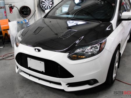 Seibon 12-13 Ford Focus RS-Style Carbon Fiber Hood Online Hot Sale