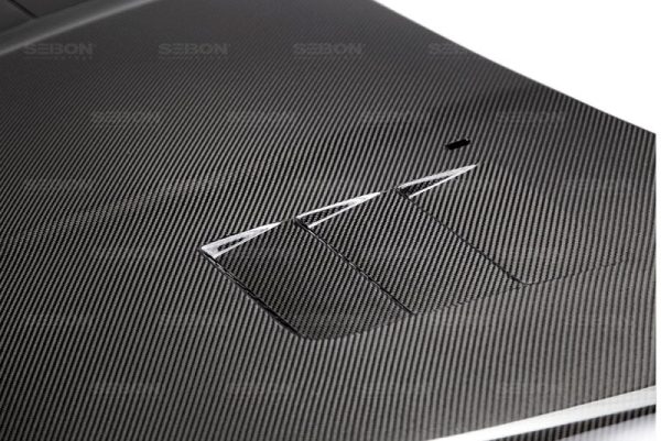 Seibon 15-16 Ford Focus TS-Style Gloss Finish Carbon Fiber Hood Hot on Sale