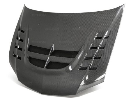 Seibon 03-07 Mitsubishi Evo 8 & 9 CW II Carbon Fiber Hood Fashion