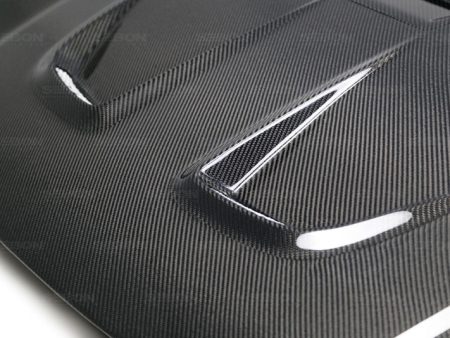 Seibon 2016-2017 Honda Civic Coupe Sedan Hatchback MR-Style Carbon Fiber Hood Online Hot Sale