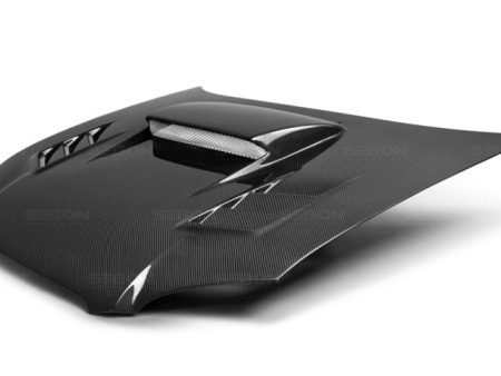 Seibon 04-05 Subaru WRX STi CWII Carbon Fiber Hood Online now