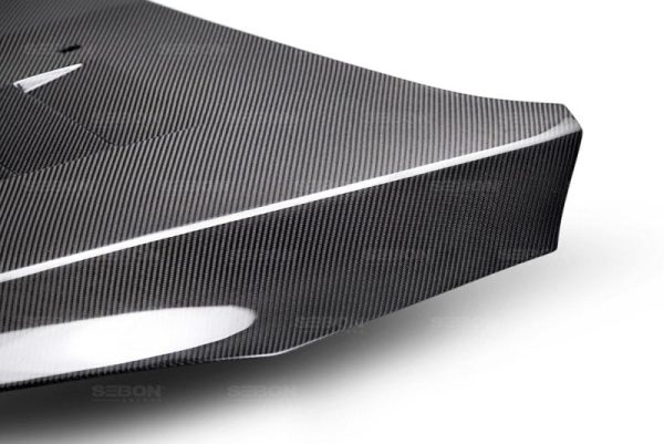 Seibon 15-16 Ford Focus TS-Style Gloss Finish Carbon Fiber Hood Hot on Sale