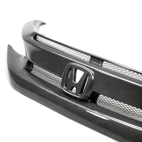 Seibon 16-18 Honda Civic OEM-Style Carbon Fiber Front Grill Discount