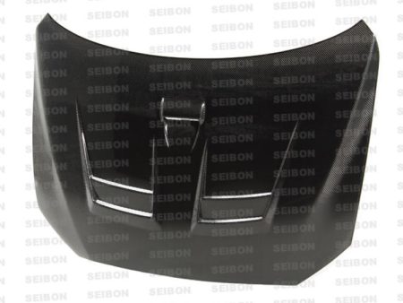 Seibon 08-09 Mitsubishi Lancer (CYA4 5A) DV Style Carbon Fiber Hood For Sale